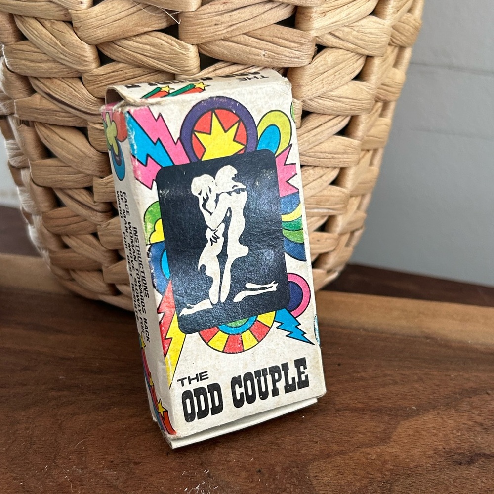 vintage 1970s "The Odd Couple" adult magnetic figurine set